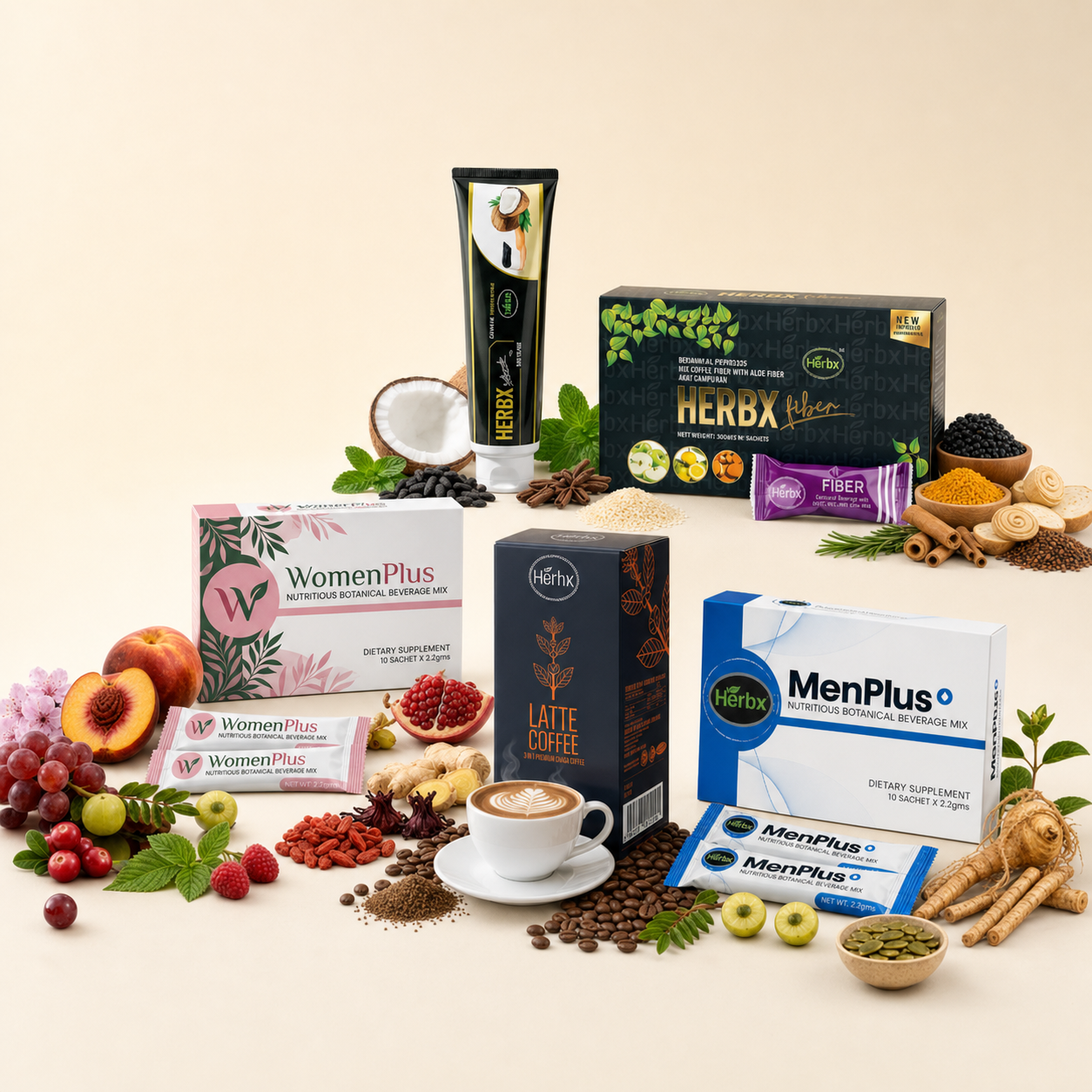 HERBX products as part of a modern wellness lifestyle